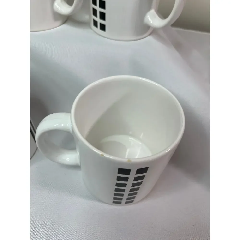 Waechtersbach Made in Spain Set of 4 Mugs 1980's Vintage